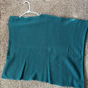 Teal Blue Poncho from J Jill